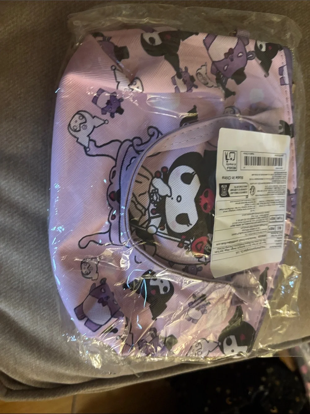 Sanrio Kuromi Lavender Pink Kids Tote Bag